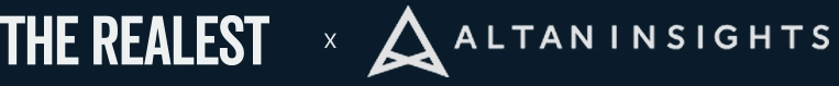 Black and white logo banner with stylized TR x Altan text